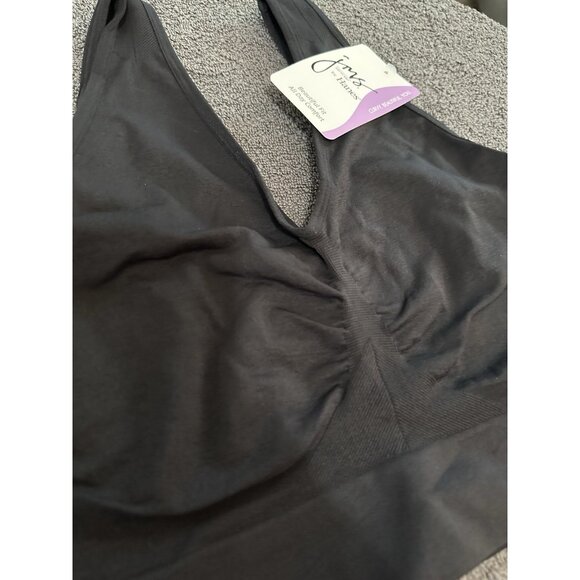 JMS By Hanes Women’s Unlined Wirefree Black Sports Bra Size 4XL - Picture 2 of 8